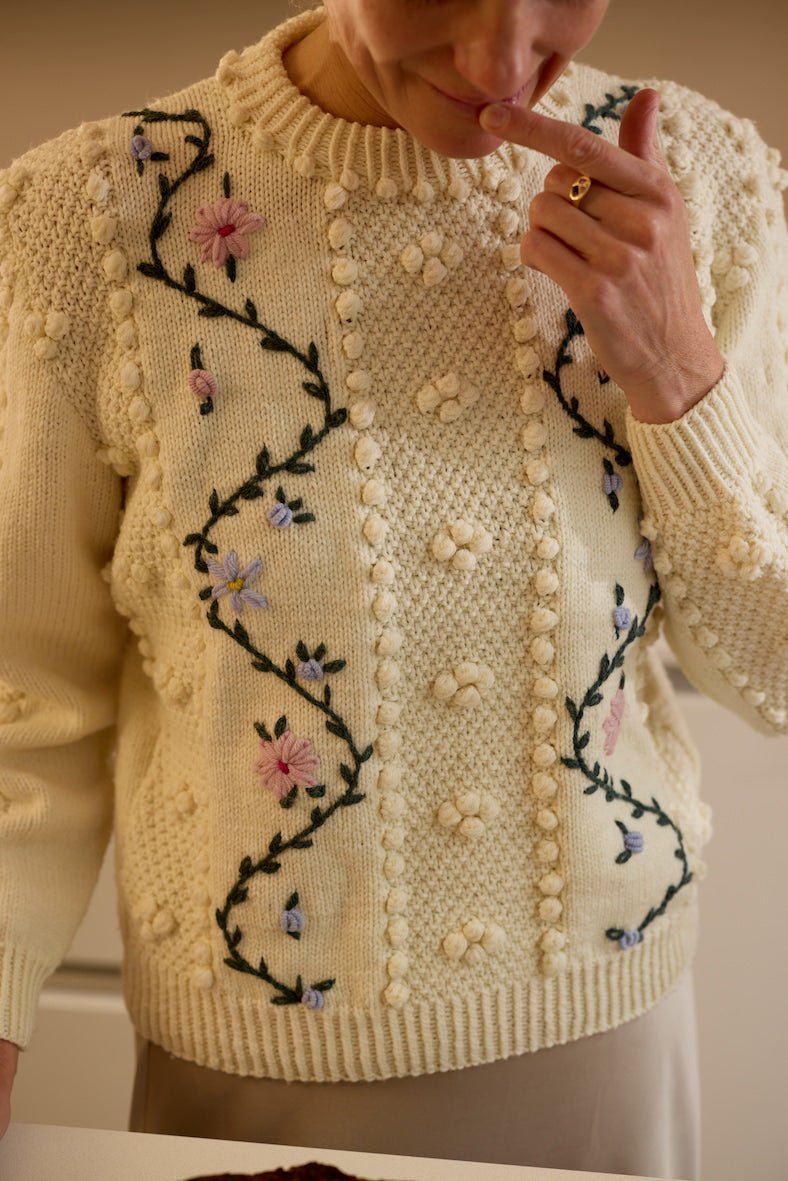 MILLA sweater in Cream White - MICHAELA BUERGER