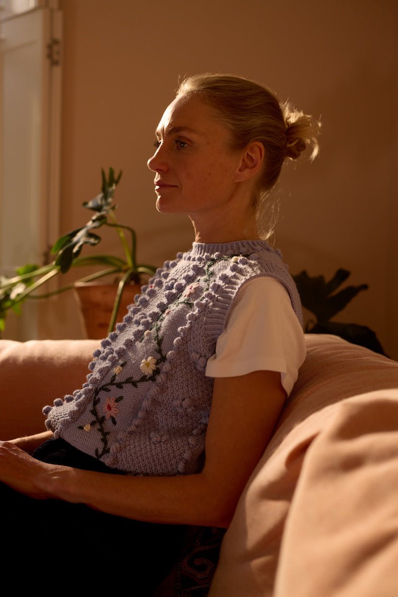 PIPPA Vest in Light Blue - MICHAELA BUERGER