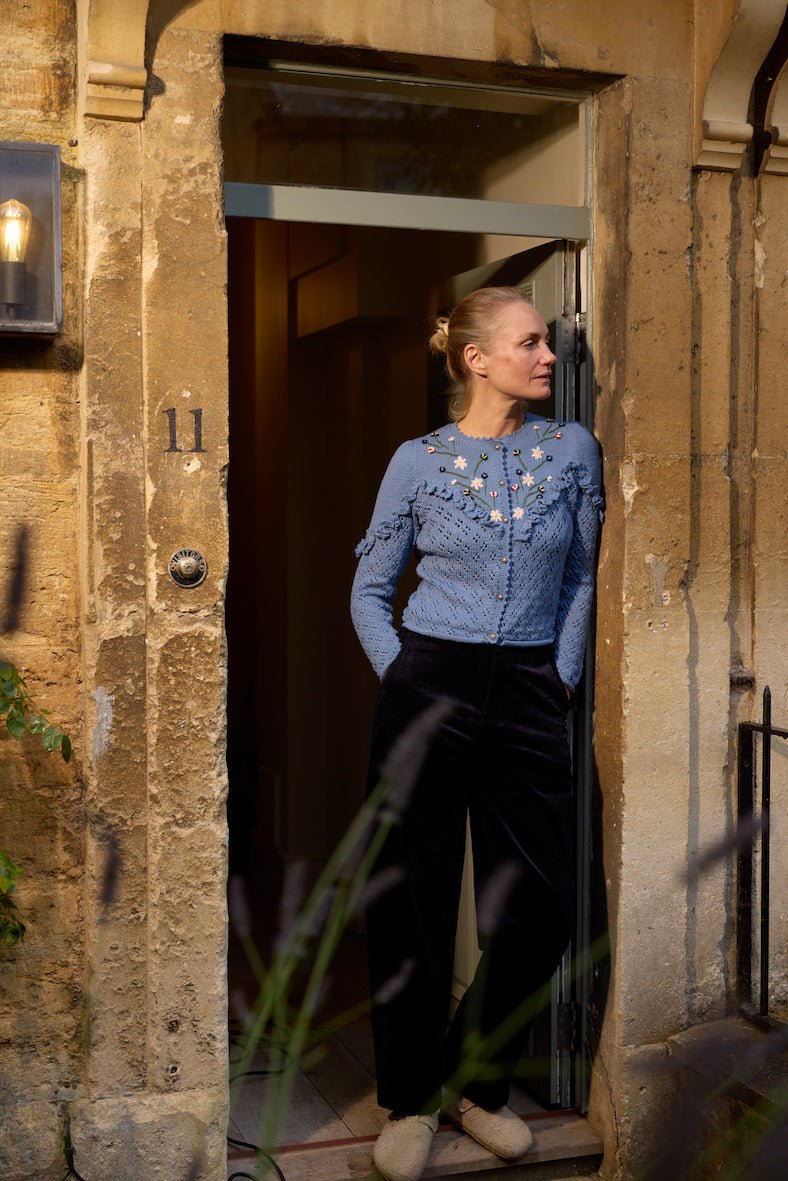 ADALIND Cardigan in Ice Blue - MICHAELA BUERGER