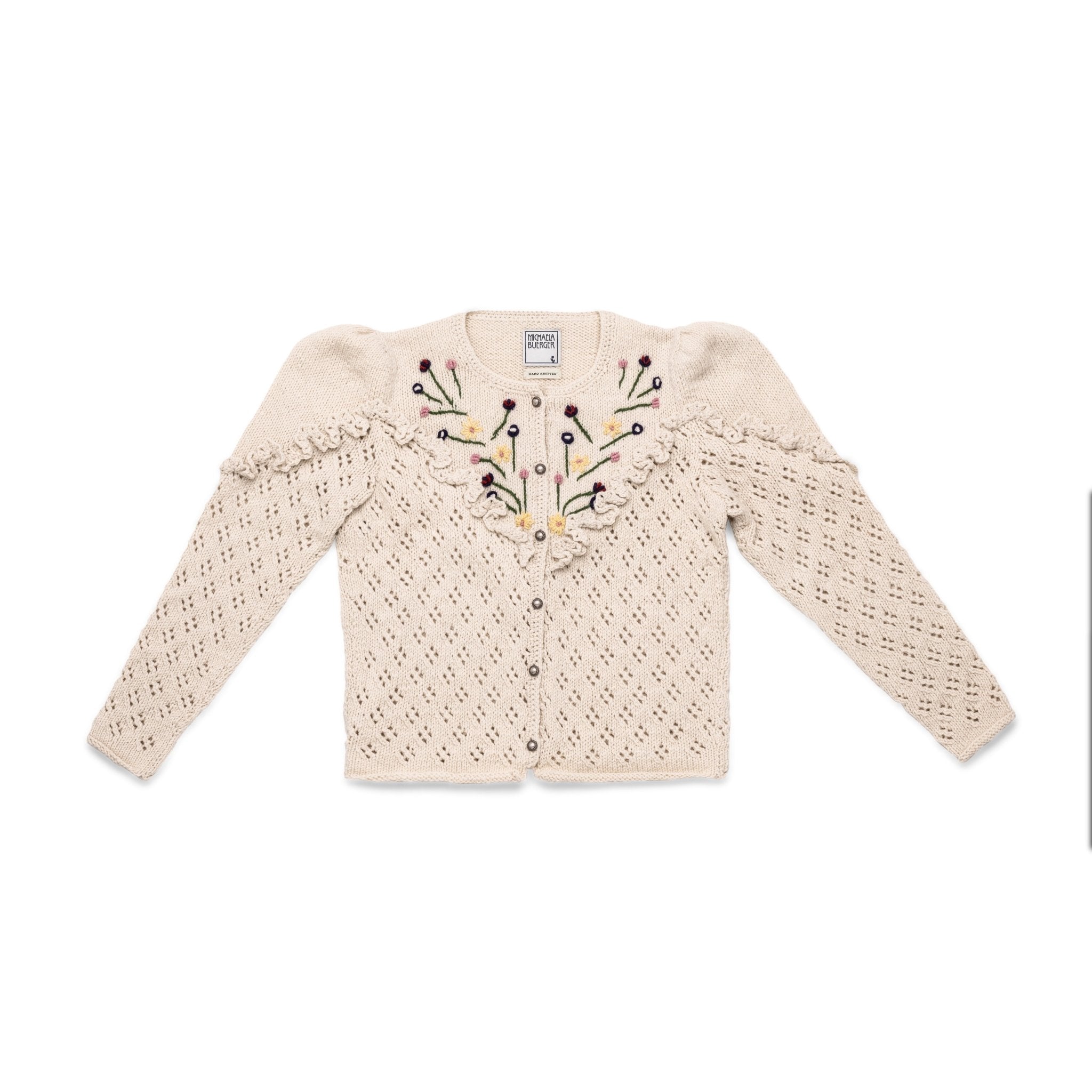 ADALIND Cardigan in Cream White - MICHAELA BUERGER