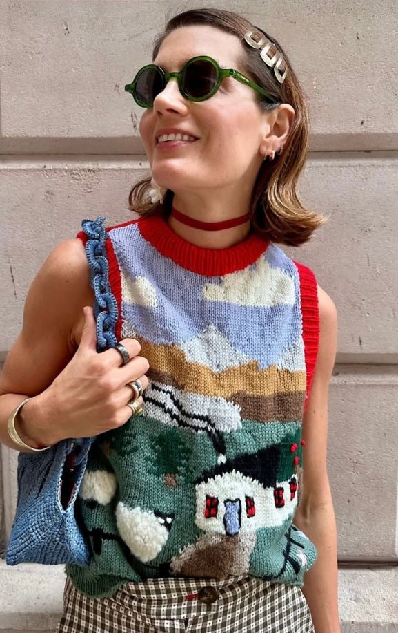 Vest ALPINE LANDSCAPE - MICHAELA BUERGER