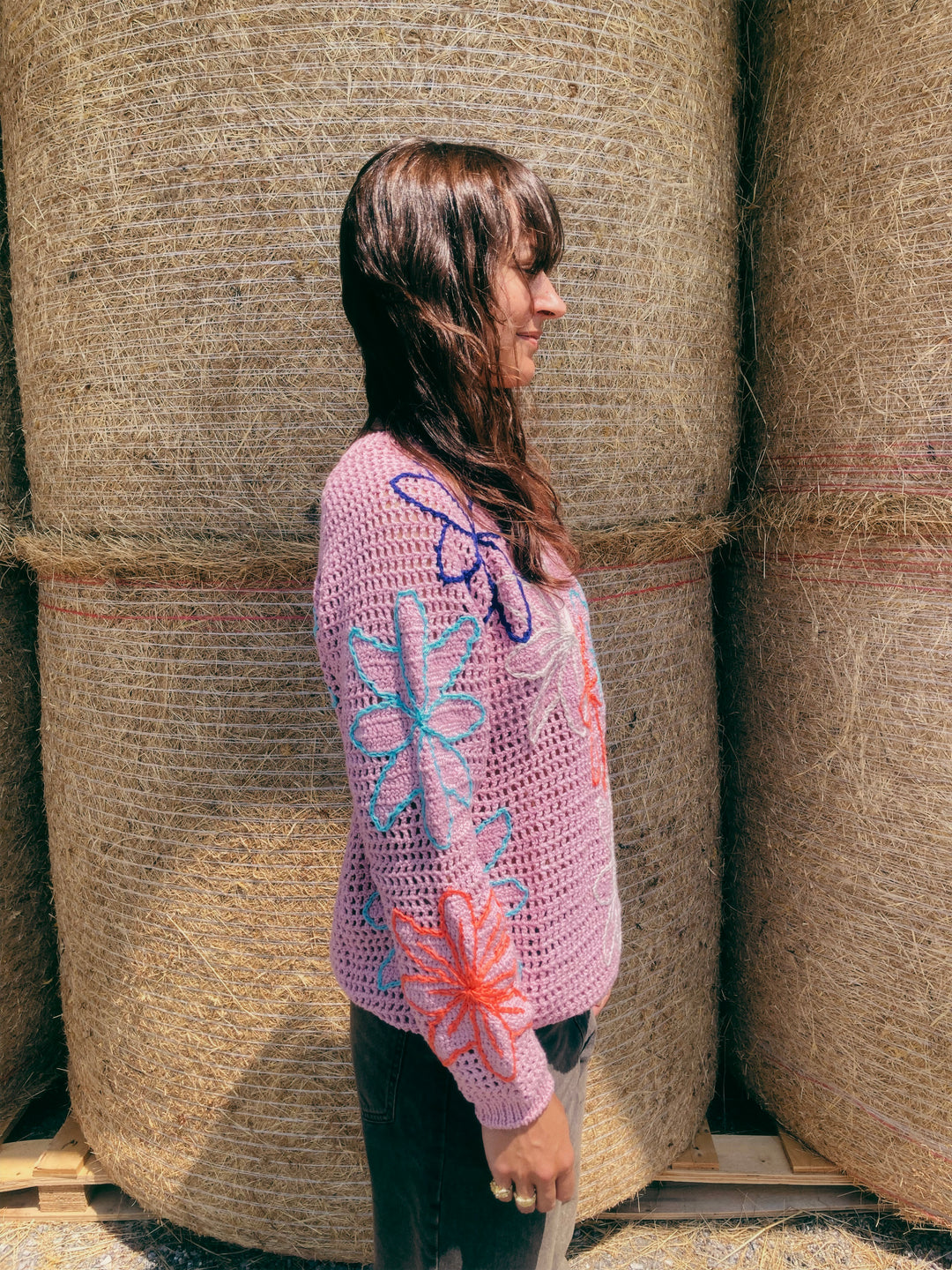 The FLORA Crochet Sweater
