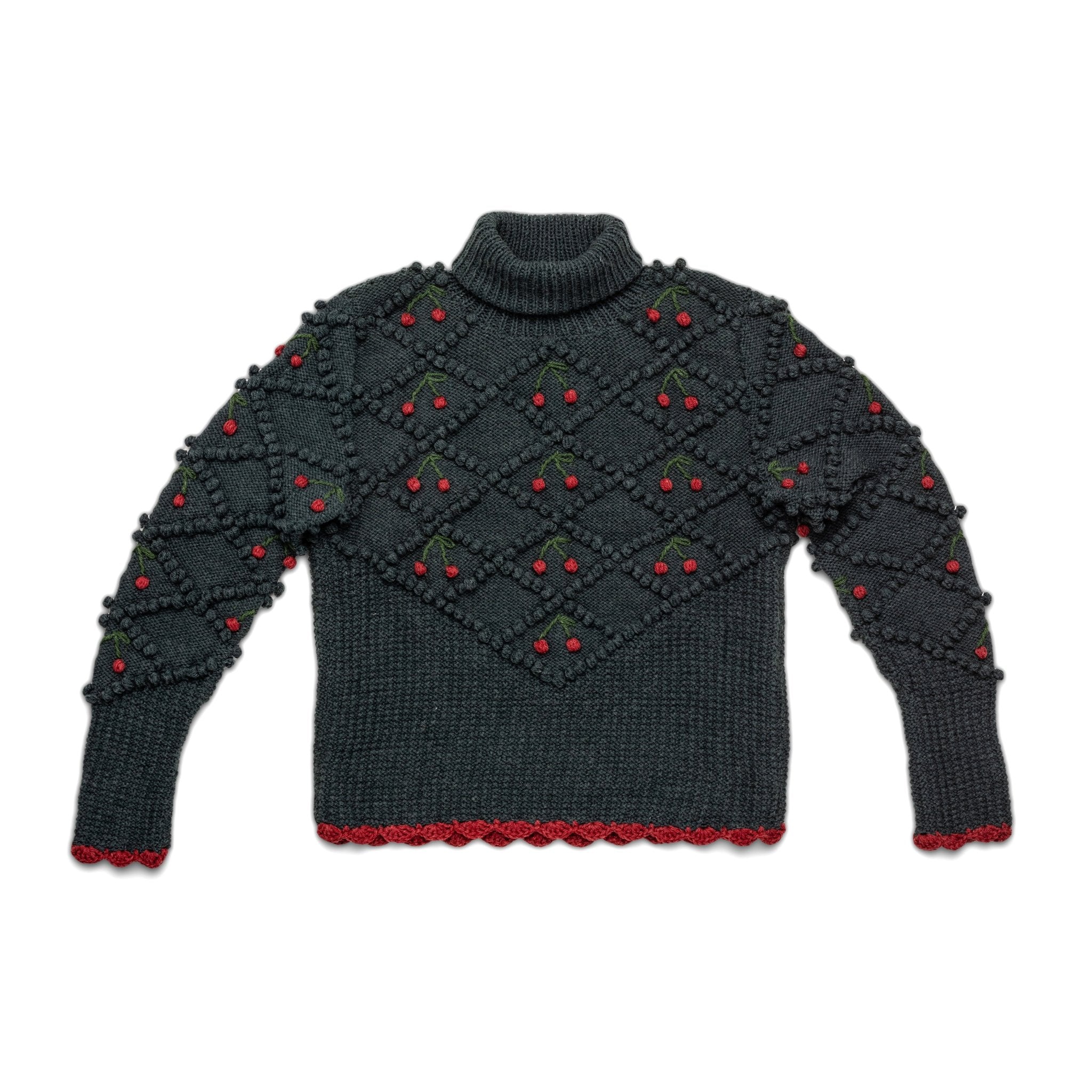 Peppi Rollneck Sweater – Handknit Wool | Michaela Buerger